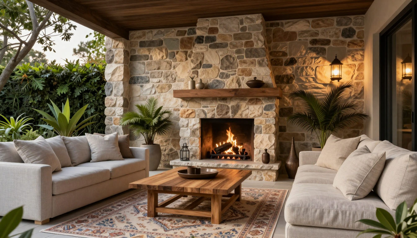 Cozy Outdoor Living Space design