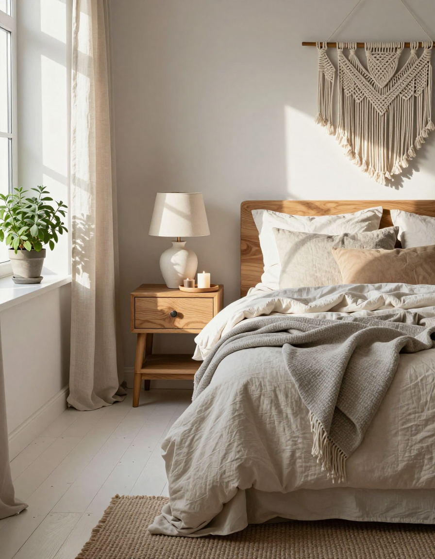 Scandinavian Scandinavian Bedroom Lighting Tips design