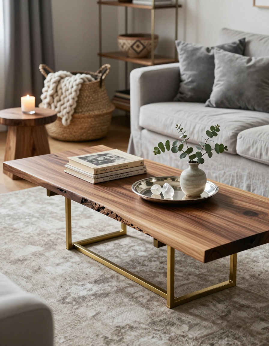 Bohemian Bohemian Living Room Coffee Table Ideas design