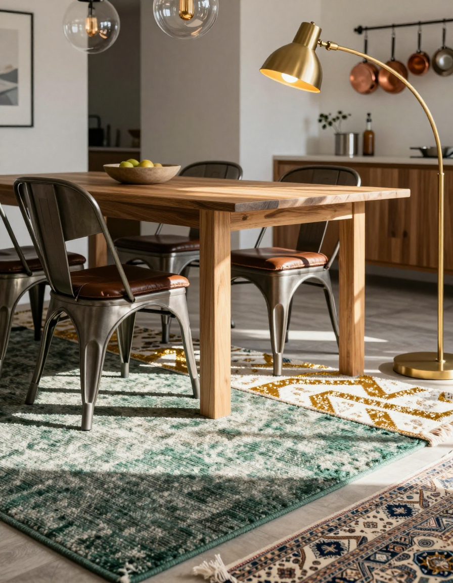 Contemporary Contemporary Dining Room Rug Selection design