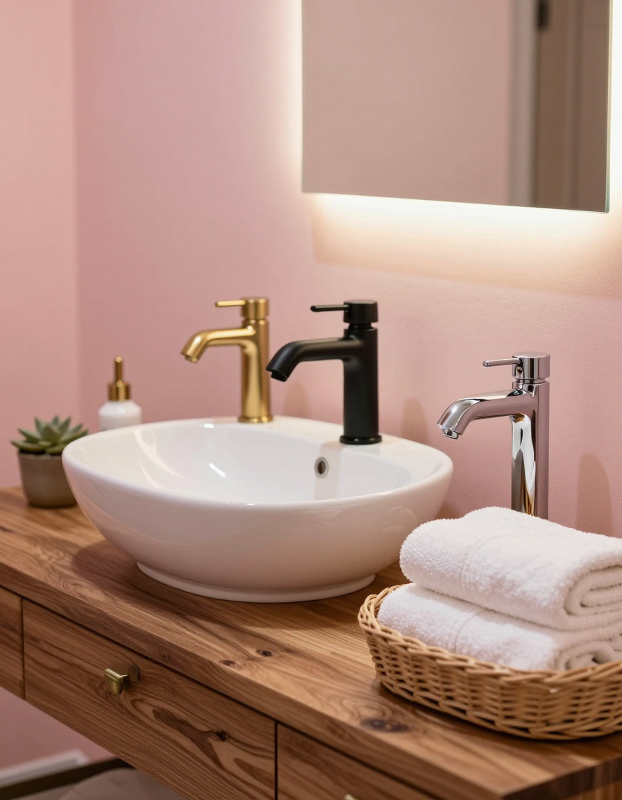 Mid-Century Mid-Century Bathroom Faucet Choices design