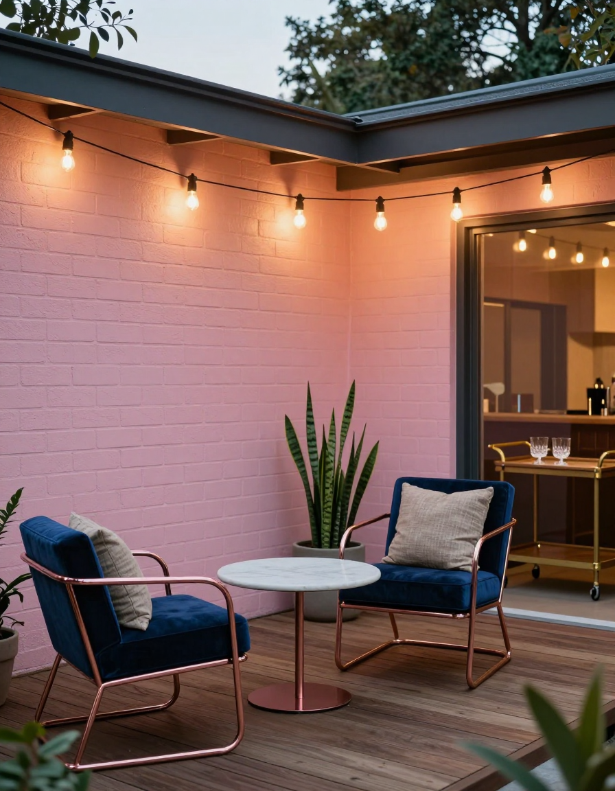 Mid-Century Mid-Century Outdoor String Lights design