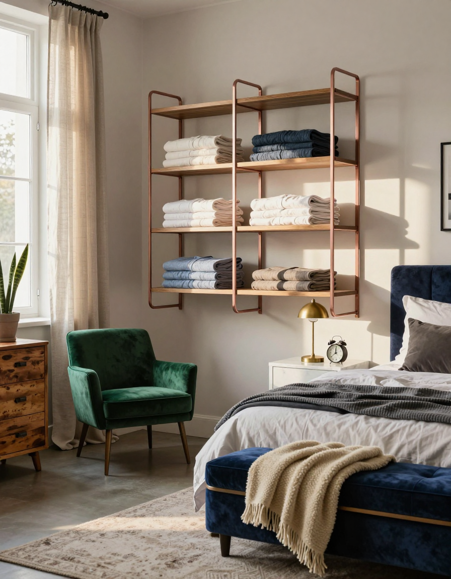 Industrial Industrial Bedroom Storage Solutions design