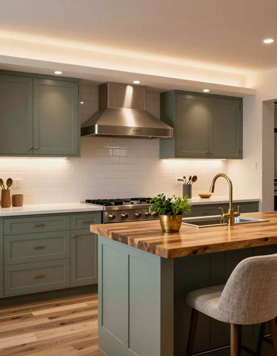 Luxury Luxury Kitchen Under-Cabinet Lighting design
