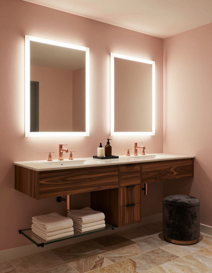 Contemporary Contemporary Bathroom Mirror Lights design