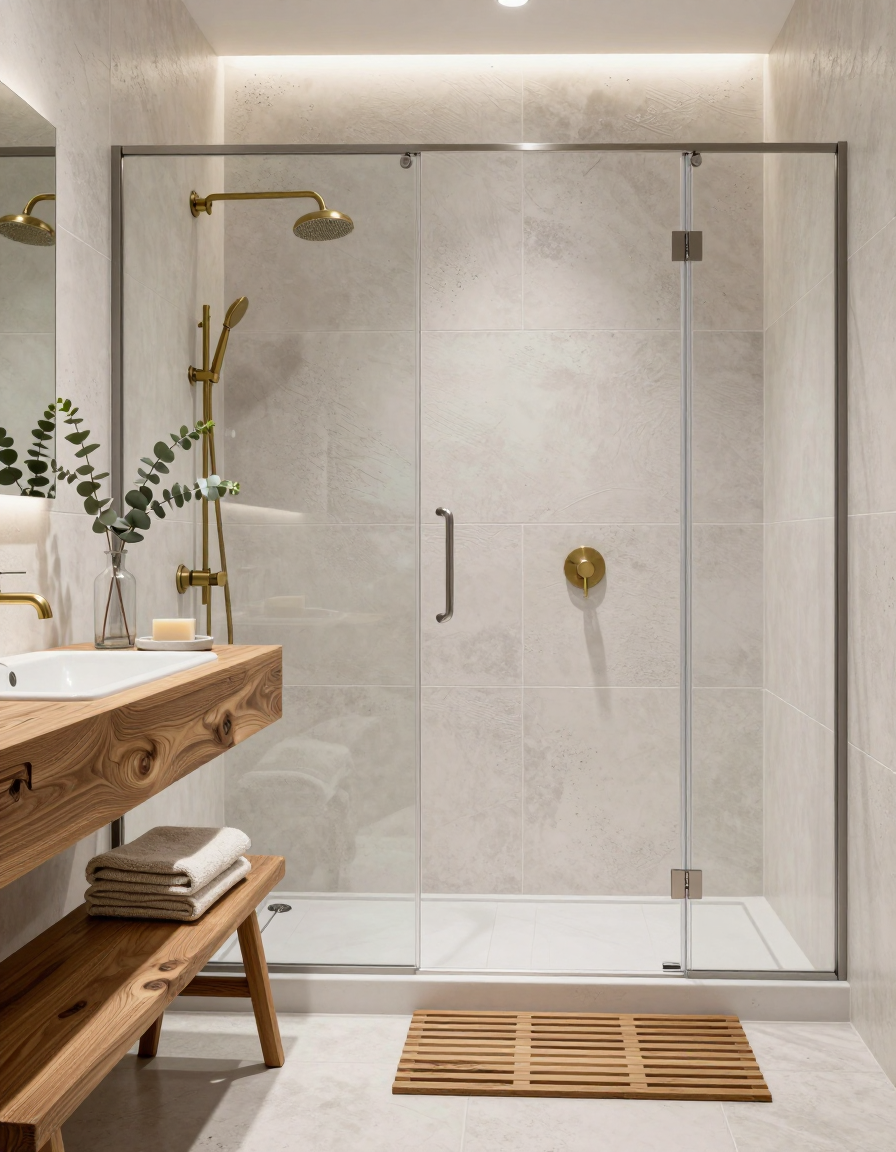 Industrial Industrial Bathroom Tile Trends design