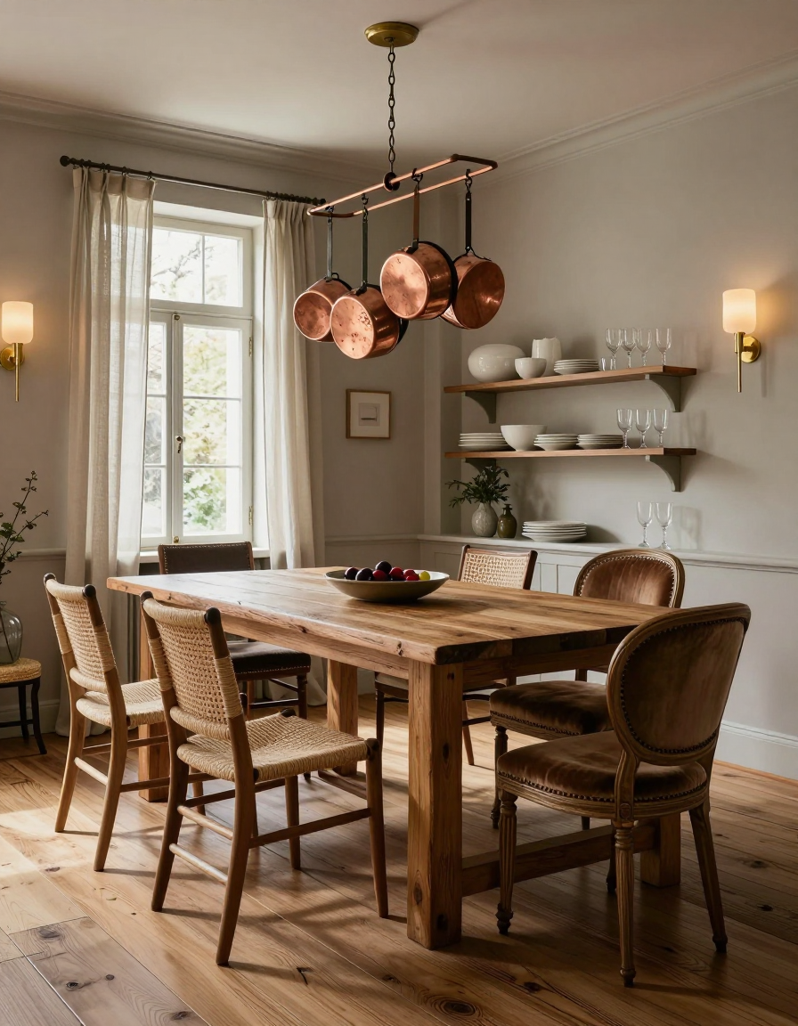 Bohemian Bohemian Dining Room Furniture Layout design