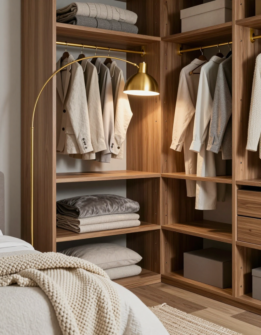 Minimalist Minimalist Bedroom Closet Organization design