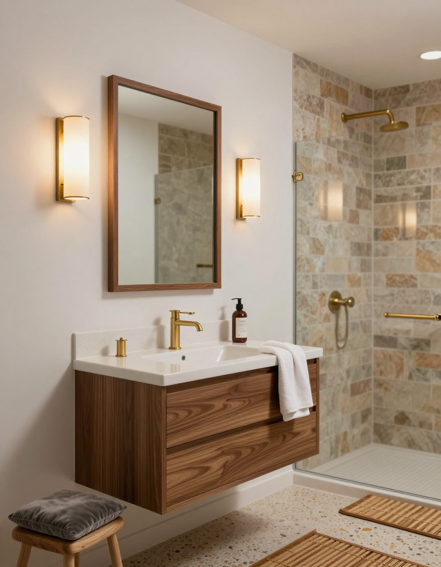Modern Modern Bathroom Mirror Lights design