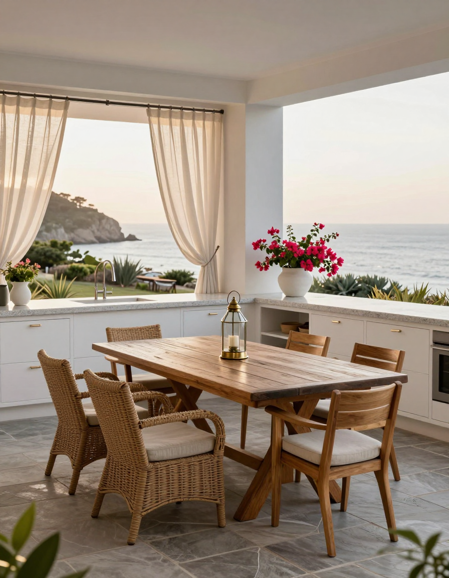Coastal Coastal Outdoor Dining Set design