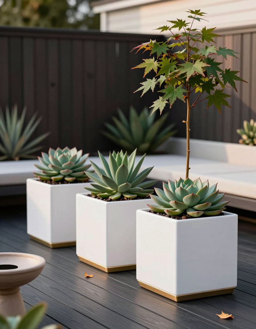 Minimalist Minimalist Outdoor Plant Containers design