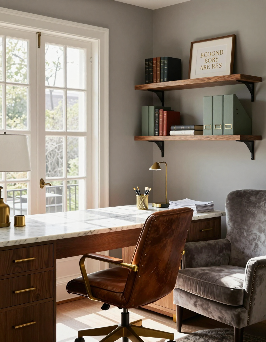 Traditional Traditional Home Office Layout Ideas design