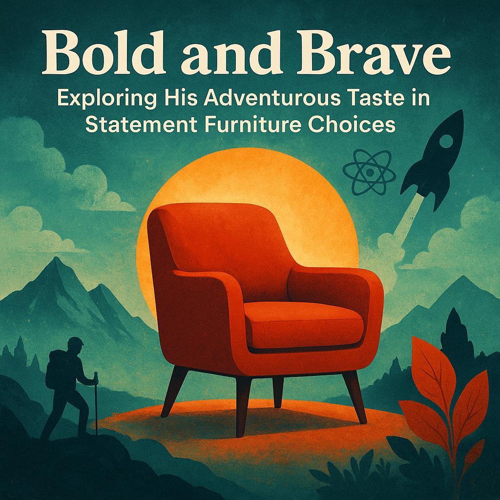 Bold and Brave: Exploring His Adventurous Taste in Statement Furniture Choices