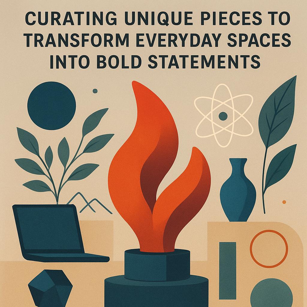 Curating Unique Pieces to Transform Everyday Spaces into Bold Statements
