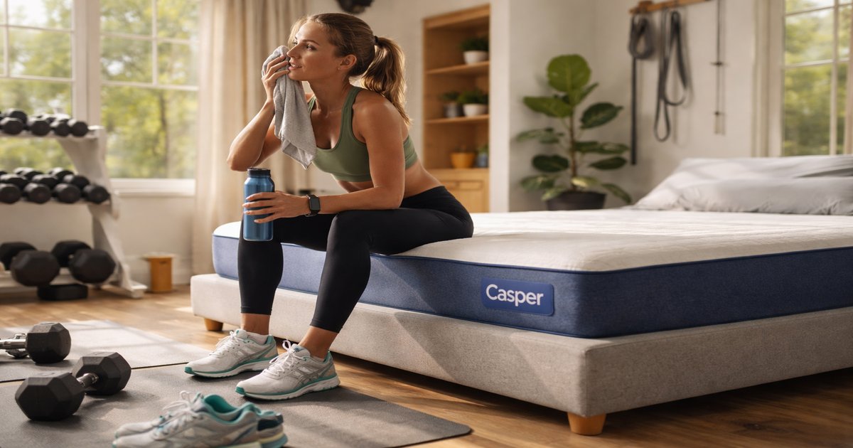 casper mattress in use