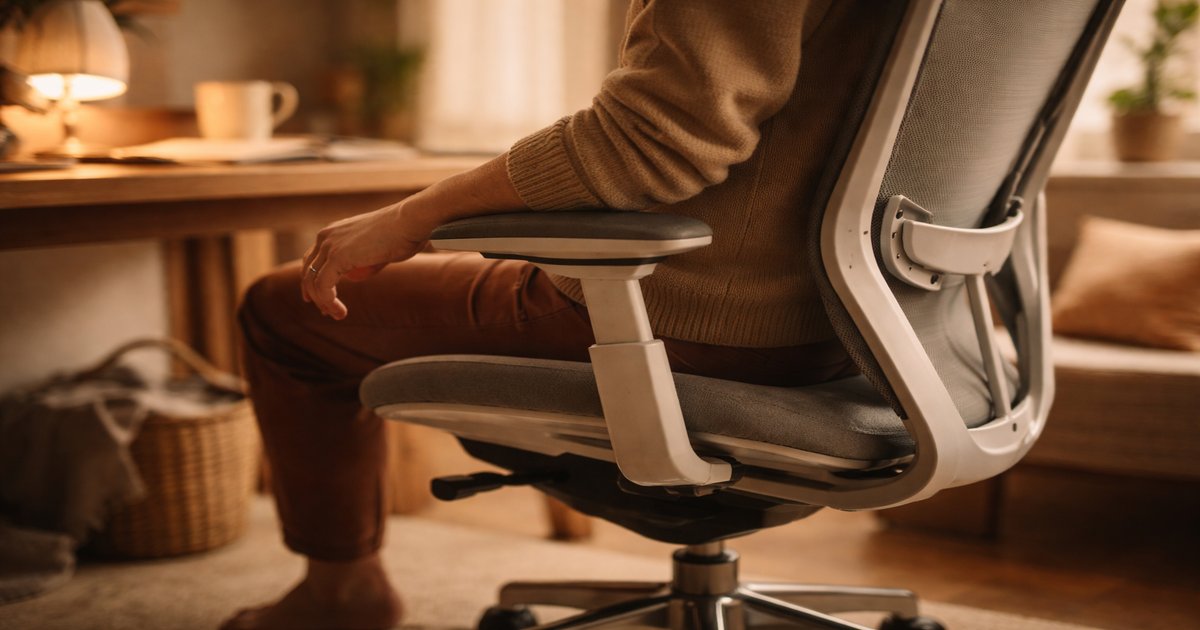 steelcase chair in use