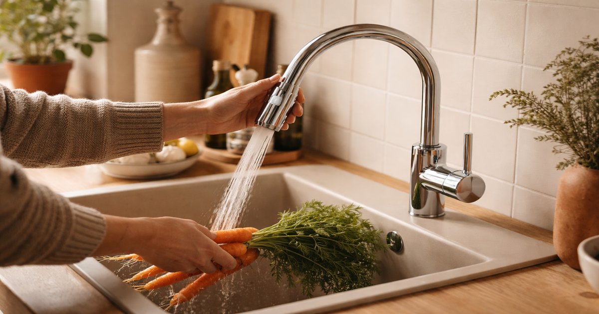 grohe mixer in use