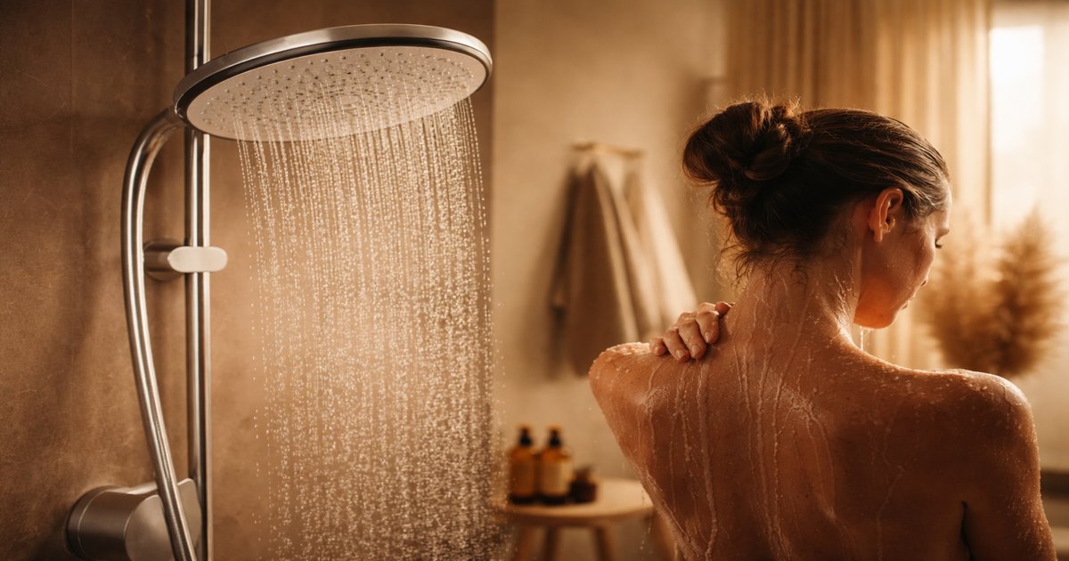 hansgrohe rainfinity in use